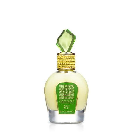 Lattafa Thameen Collection Musk Wild Vanille Eau de Parfum – Unisex Scent with Vanilla and White Musk, 3.4 oz
