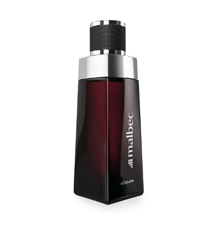 Malbec Eau de Toilette by O Boticário – Long-Lasting Men's Cologne with Oak-Aged Red Wine & Woody Amber Scent