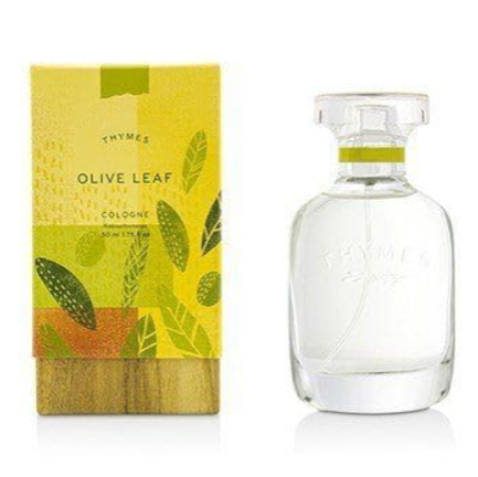 Thymes Olive Leaf Cologne – Unisex Fresh Fragrance with Natural Ingredients, 1.75 oz