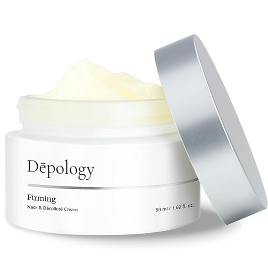 Depology Firming Neck & Décolleté Cream – Anti-Aging Korean Neck Cream with IDEALIFT™ 4%, Retinol & Collagen