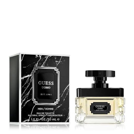 GUESS UOMO Eau de Toilette – Bold Amber Fougere Scent for the Modern Man