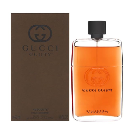 Gucci Guilty Absolute Eau de Parfum Spray for Men | 3 Ounce | Woody Scent