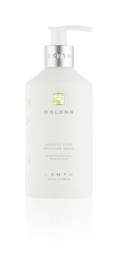 Zents Hand & Body Wash (Oolong Fragrance) | Hydrating Anti-Aging Cleanser with Organic Shea Butter & Aloe for Dry Skin | Gentle & Nourishing | 10 fl oz