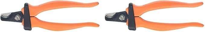 Millers Forge Nail Clipper with Orange Handle Medium Size (Pack of 2)