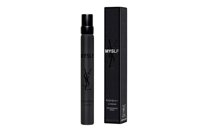 YVES SAINT LAURENT MYSLF Le Parfum for Men – Mini EDP Travel Spray 0.33 oz – Refillable Designer Cologne
