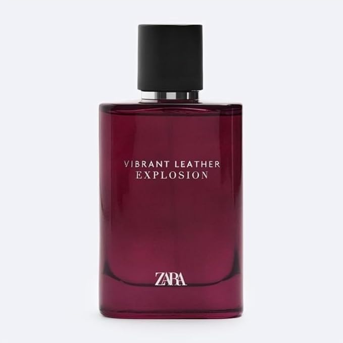 Zara Vibrant Leather Explosion Cologne for Men EDP Eau De Parfum 100 ML (3.38 FL OZ)