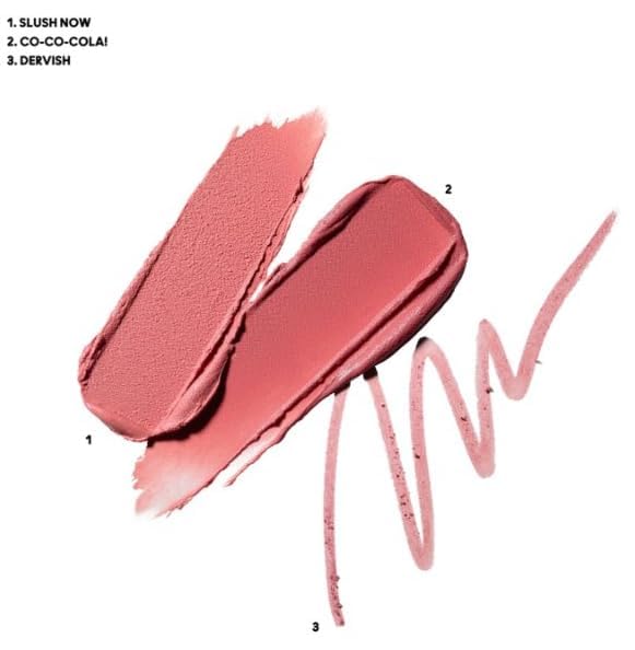 M.A.C Powdered Snow Powder Kiss Lip Kit - Pink