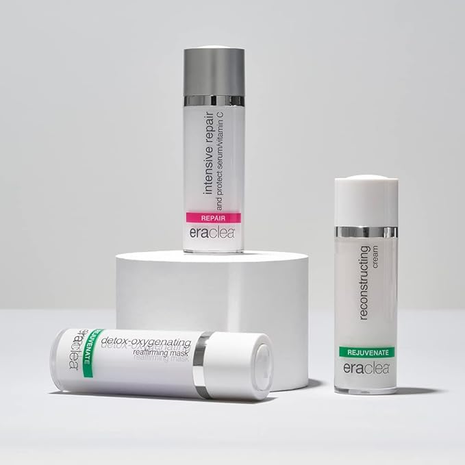 eraclea Detox-Oxygenating Reaffirming Mask, Oxygenating Treatment and Resurfacing Mask with Plant Stem Cells and Hyaluronic Acid to Restore Radiance and Visibly Reduce Signs of Aging (1 fl oz)