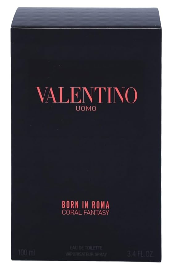 Uomo Born In Roma Coral Fantasy by Valentino for Men - 3.4 oz EDT Spray