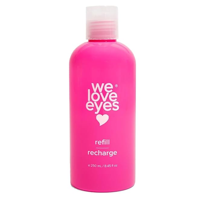 We Love Eyes - Tea Tree Water Eyelid Foaming Cleanser 250mL Refill Size - For Eyelash Extension Home Care, Extend Lash Retention, Non-Irritating Formula