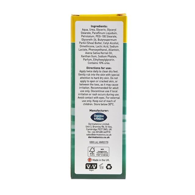 10% Urea Callus Removing Cream – Removes Hard Skin, Moisturizes and Rehydrates Racked, Rough, Dead and Dry Skin – for Feet, Elbows, and Hands, 2.37 fl oz. Tube, 3 Pack