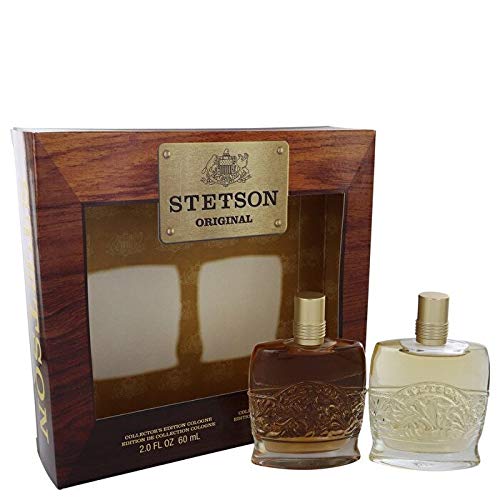STETSON 2 PC. GIFT SET (COLOGNE 2.0 oz + AFTERSHAVE 2.0 oz) by Coty for Men