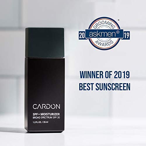 Cardon Men's AM + PM Face Moisturizers Bundle: Daytime SPF Moisturizer; Nighttime Repair Gel Moisturizer | Korean Skincare For Men