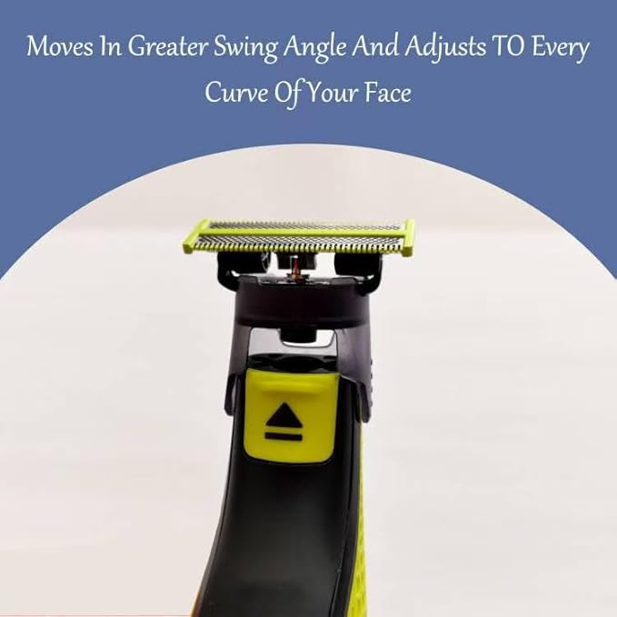 4 Pack Replacement Blades Compatible with Norelco One 1 Blade, Durable Stainless Steel, Trim, Edge and Shave,Suitable spare blades QP210/80 QP2515 QP2520 QP6510 QP6530