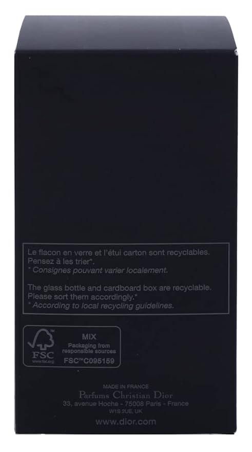 Dior Sauvage Parfum Spray for Men 2.0 Ounces, clear