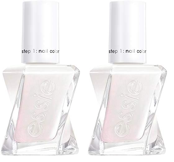 essie Longwear Nail Polish, Summer 2020 Sunset Soiree Collection, Elegant Sheer Ivory Nail Color With A Shimmer Finish, chiffon the move, 0.46 Fl Ounce (Pack of 2)