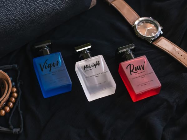 RawChemistry - A Pheromone Infused Mens Cologne Gift Set - Set of 3 Colognes