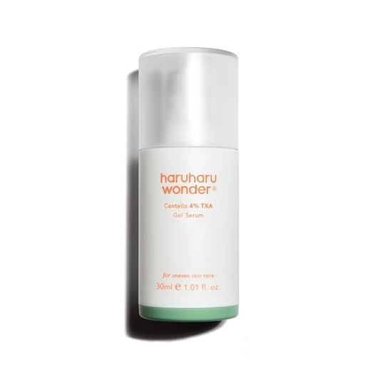 haruharu wonder 4% TXA Gel Serum, 1.01 fl. oz, Niacinamide, Tranexamic Acid, Vitamin C & Centella, Korean Skincare