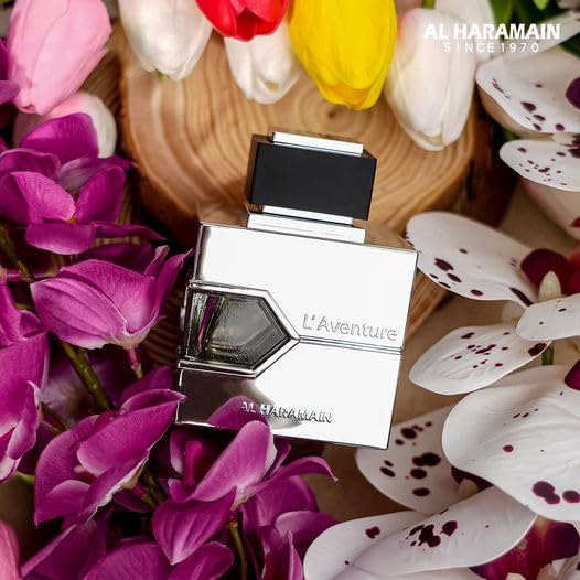 Al Haramain L'Aventure for Men Eau de Parfum Spray, 3.33 Ounce / 100 ml