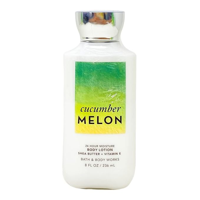 Bath & Body Works Cucumber Melon 24 Hour Moisture Body Lotion Set - Set of 3