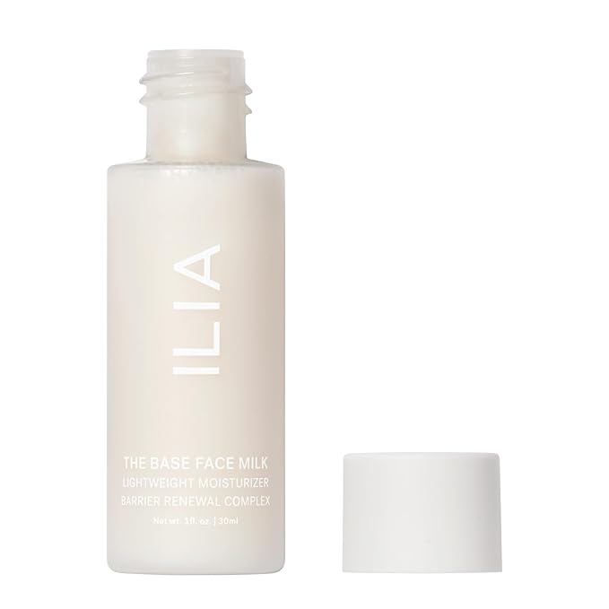 ILIA - The Base Face Milk Essence + Lightweight Moisturizer | Non-Toxic, Vegan, Cruelty-Free, Clean Makeup (Travel Size, 1 fl oz | 30 ml)