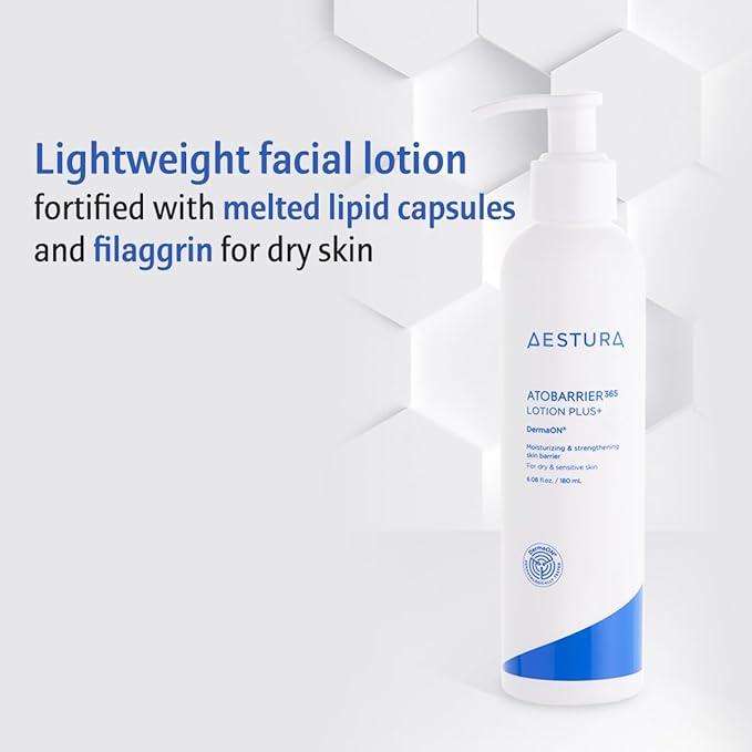 AESTURA ATOBARRIER365 Lotion Plus with Ceramide & Filaggrin | Lightweight Moisturizer, Skin Barrier Strengthening