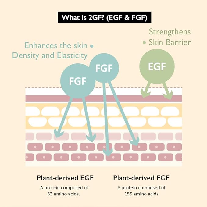 Haruharu Wonder Black Rice Botanical 2GF Ampoule 1 fl.oz / 30ml | Facial Serum, EGF Serum, Anti-Aging Serum, Wrinkle Care | Cruelty Free, EWG-Green