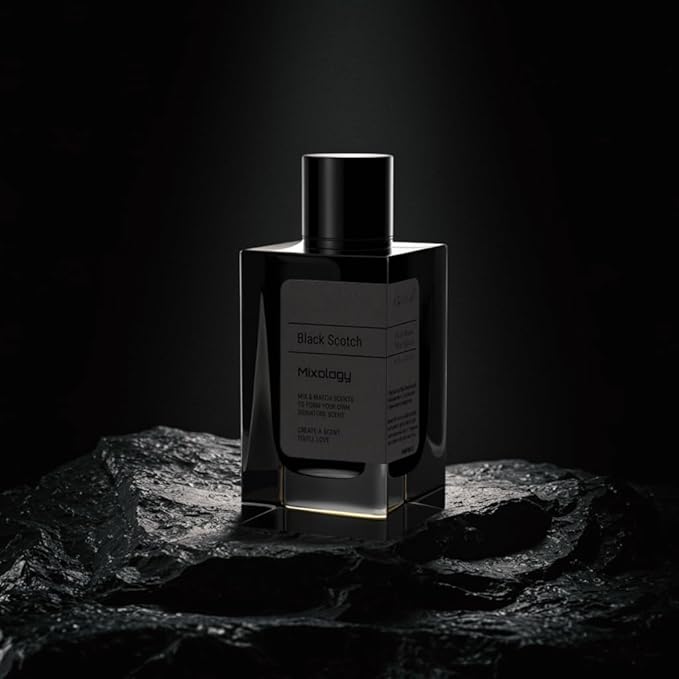 Black Scotch Eau de Parfum – Mixture Black Afghano + Blk Opium, Unisex Perfume 3.4 Fl Oz (100ml)