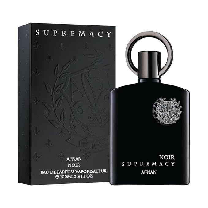 Afnan Supremacy Noir Eau de Parfum for Men, 3.4 Fl. Oz