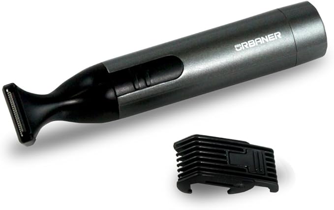 URBANER Adjustable Beard Trimmer for Men, Mustache Edger, Battery Operated, Waterproof Beard Trimmer Cordless, Portable Clipper for Travel Grooming, Gift for Men, Gifts MB-042