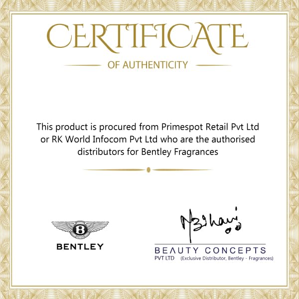 Bentley Absolute Men EDP Spray 3.4 oz