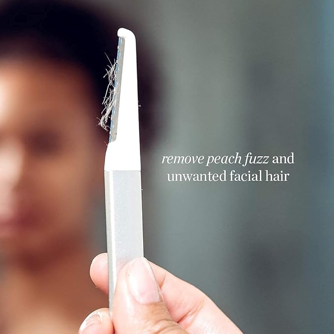 StackedSkincare | Replacement Dermaplaning Blades for Smooth, Radiant, Glowing Skin, Exfoliating Face Blades for Dermaplaning, No Brush or Scrub Needed, 3 Pack