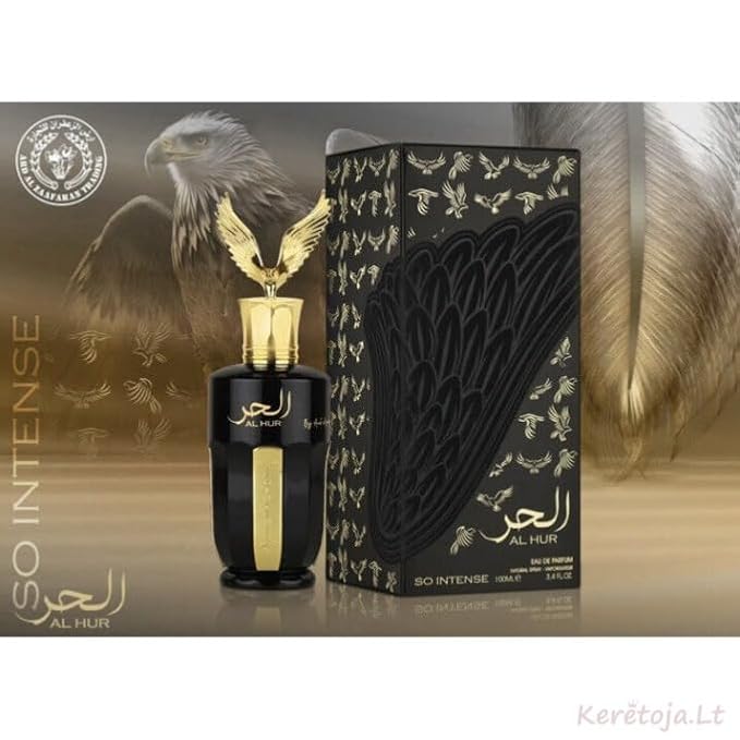 Ard-Al Zaafaran Al Hur So Intense Eau de Parfum Spray for Men, 3.4 Ounce