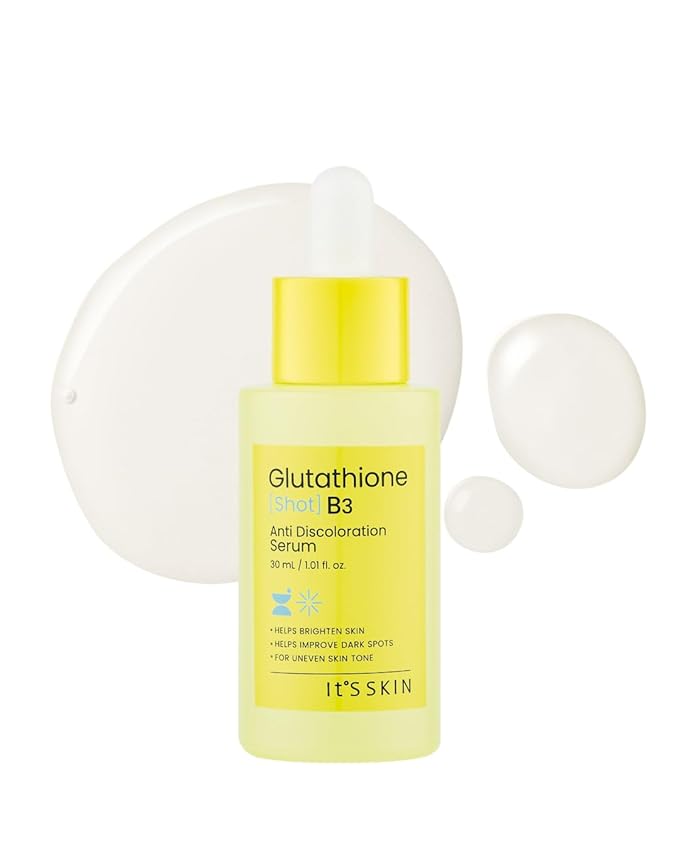 It'S SKIN Glutathione Shot B3 Anti Discoloration Serum 1.01 Fl Oz, 99% Pure Glutathione, Pepta-Glutazome, Dark Spot Corrector, Non-Irritating Daily Serum, Korean Skincare
