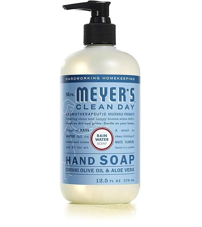 MRS. MEYER'S CLEAN DAY Holiday Hand Soap Bundle (Lavender + Lemon Verbena + Rainwater + Oat Blossom)