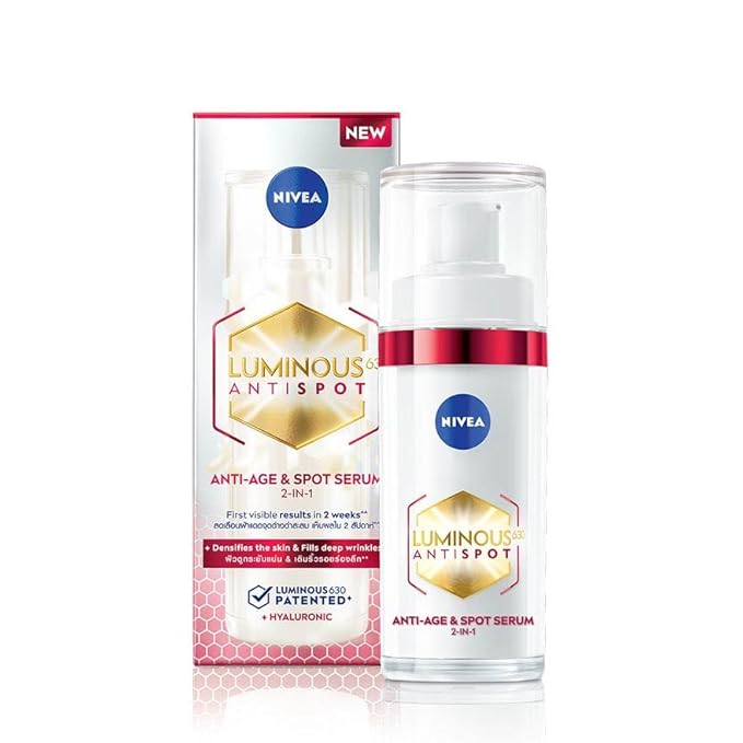 NIVEA Luminous 630 Spot Serum AA (Reduce And Lighten Deep Dark Spots At The Root In Just 2 Weeks, And Prevent Their Re Appearance) 30ml