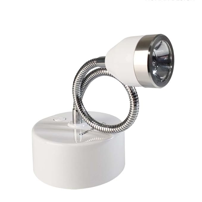 Touch-Control 9W UV LED Nail Lamp - Portable Rechargeable Gel Dryer with Adjustable Gooseneck for Gel X & Semi-Cured Strips, Home & Salon Use