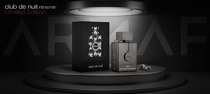 Armaf Club De Nuit Intense Limited Edition for Men Parfum Spray, 3.6 Ounce (with Cufflinks)