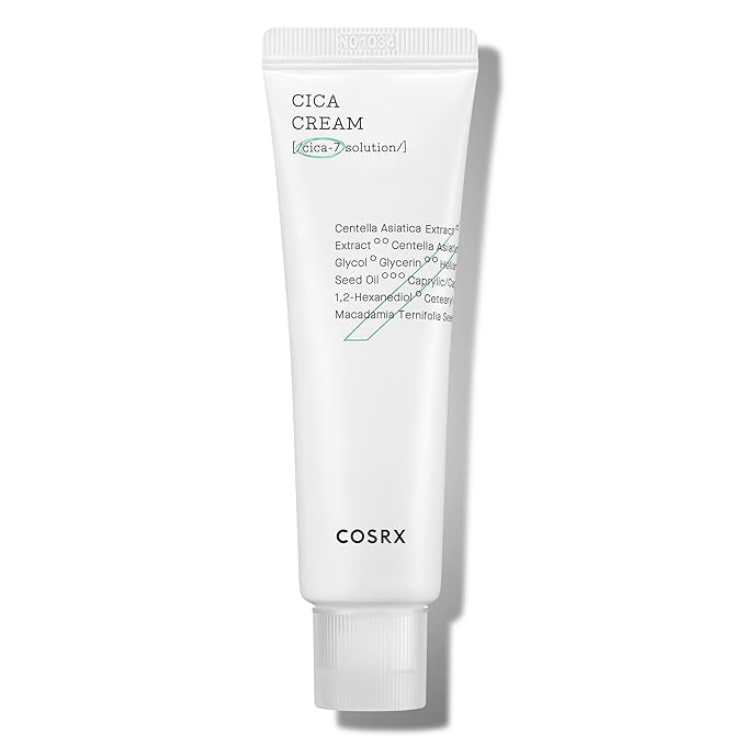 COSRX Pure Fit Cica Cream, 50ml / 1.69 fl.oz | Centella Asiatica Face Moisturizer Recommended for Acne-Prone Skin, Reduce Redness | Not Tested on Animals, Korean Skincare