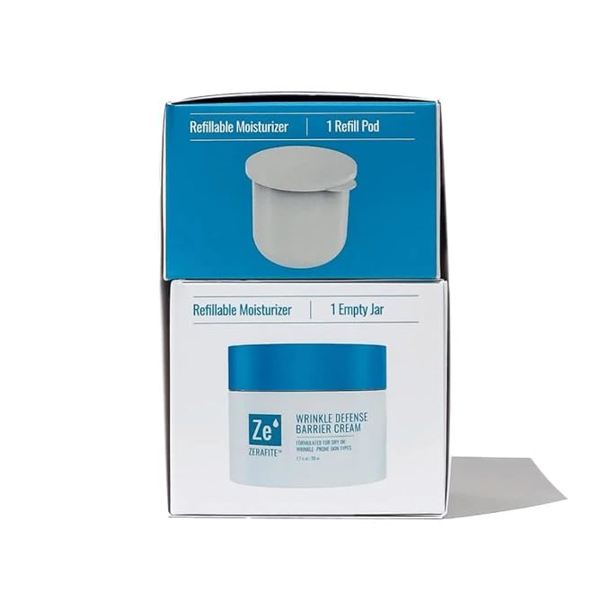 Wrinkle Defense Barrier Cream (Container + Refill Pod, 1.7 Ounce)