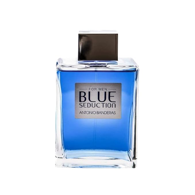 Antonio Banderas Blue Seduction Eau de Toilette Spray for Men, 6.8 Fluid Ounce