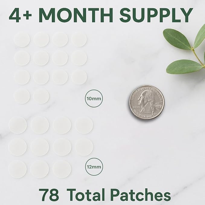 LE GUSHE Korean Pimple Patches for Face (78 Dots) - Hydrocolloid Acne Patches with Tea Tree Oil - Invisible Zit Stickers - Dermatologist Tested - Korean Skin Care