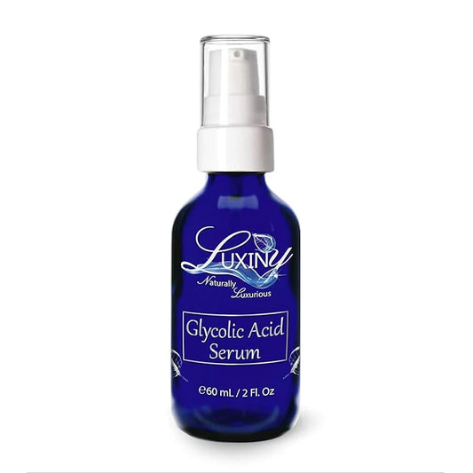Glycolic Acid Serum, an Anti Aging Serum and Facial Exfoliator to Help Even Skin Tone & Reduce Wrinkles, a Vegan Skin Care Facial Serum with Soothing Aloe - For All Skin Types, 2 oz.
