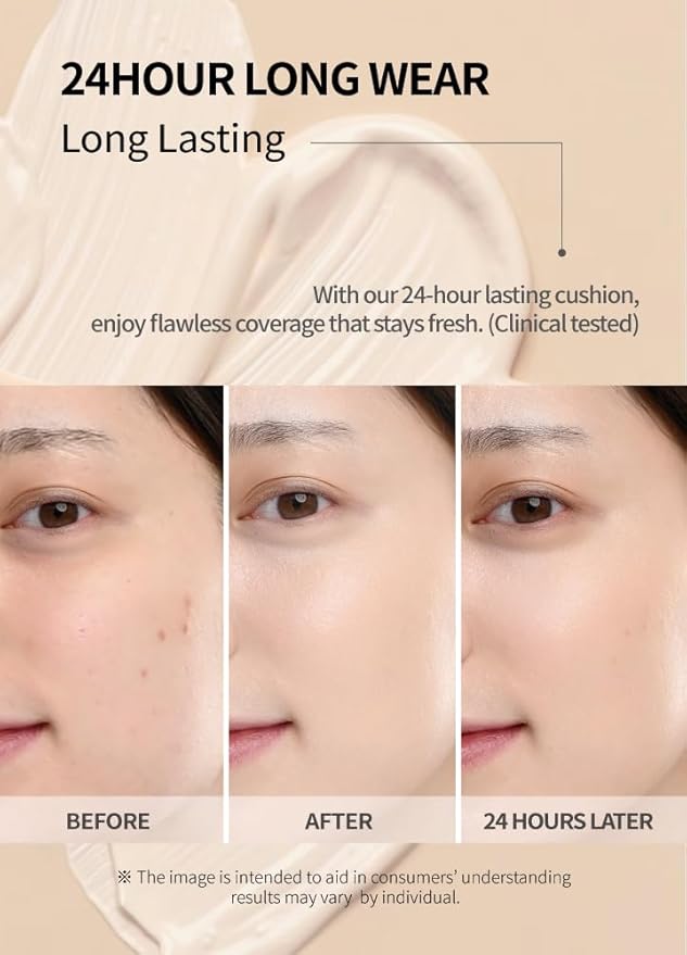 Mesh tight up cushion (01-Refill), light beige, Korean compact foundation, natural coverage, glow, sweat proof makeup, long lasting, all skin type