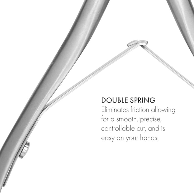 GERMANIKURE 5pc Manicure Set in Black Leather Case - Made in Germany, FINOX Stainless Steel Tools – Professional Mens Grooming Kit