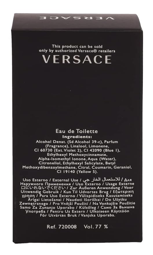 Versace Pour Homme By Gianni Versace For Men. Eau De Toilette Spray 1.7 Oz.