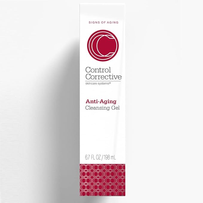 CONTROL CORRECTIVE Anti-Aging Cleansing Gel, 6.7 Fl Oz - An Advanced, Peptide-Infused Gentle Gel Cleanser That Helps Clarify And Balance The Complexion, Comforting, Calendula Flower, Witch Hazel