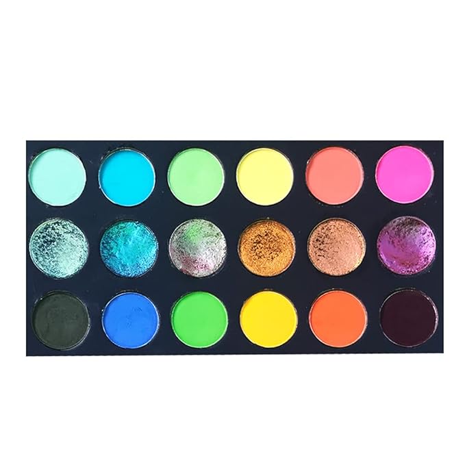 18 color eyeshadow palette,vegan eye shadow with special colors eyeshadow cosmetic Matte duochrome eyeshadow (make up-2)