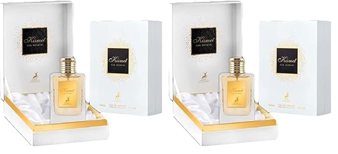 ALHAMBRA LATTAFA KISMET 3.4 EAU DE PARFUM SPRAY FOR WOMEN (Pack of 2)