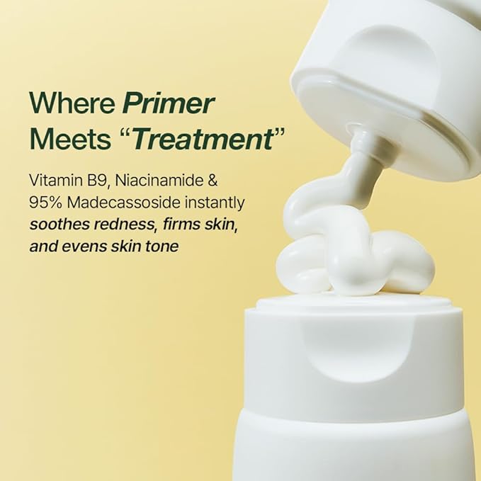 NDP Vitamin B9 Tone-up Cream, Silicone Free Face Primer for Pore Minimizing, Breathable Skin Formula, Glass Skin & Lightweight, Vegan Clean K-Beauty, 95% Purity Madecassoside (65ml / 2.19 Fl Oz)